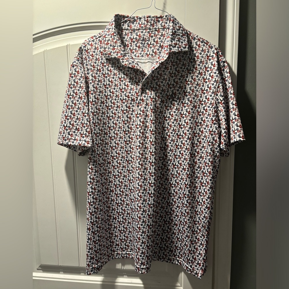 Men’s XL Rhoback short- sleeve polo shirt